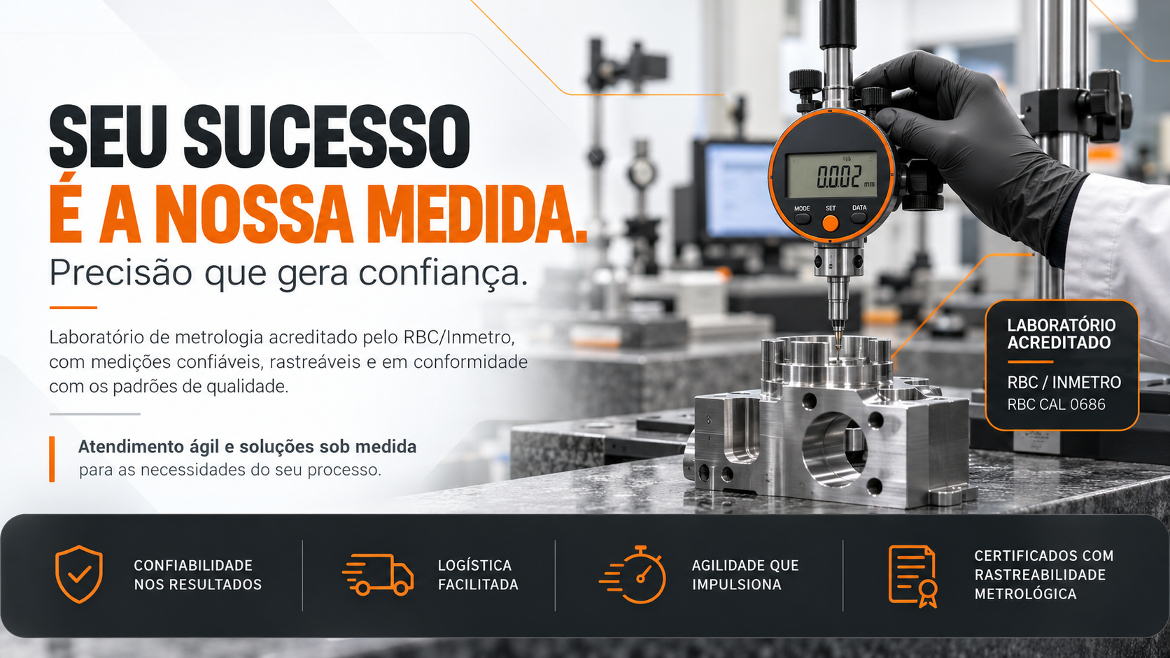 Serviços de calibração e metrologia da Kometro